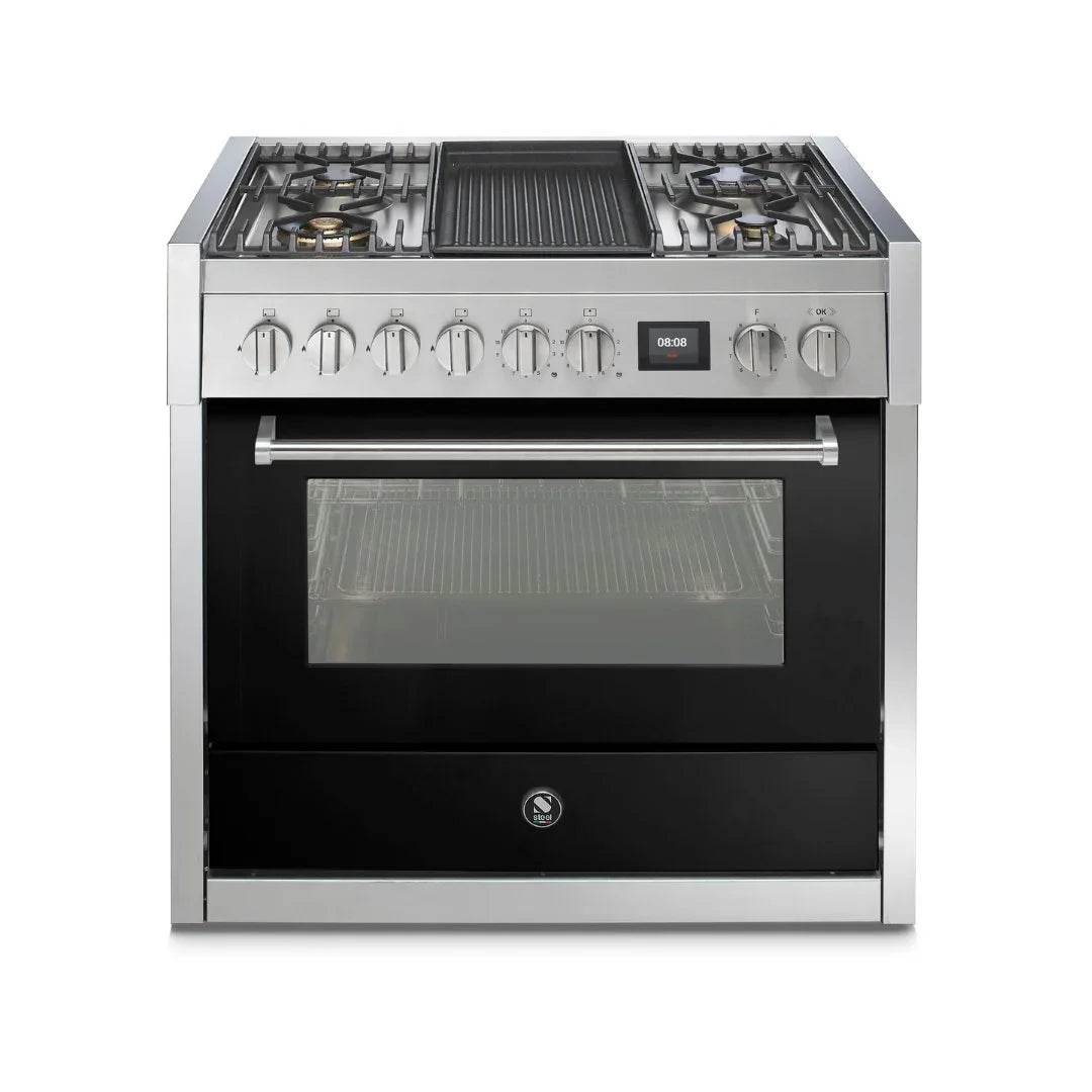 STEEL Cucine Genesi 90 cm - Carvers Interiors - Cookers and Bathroom Showroom Wolverhampton