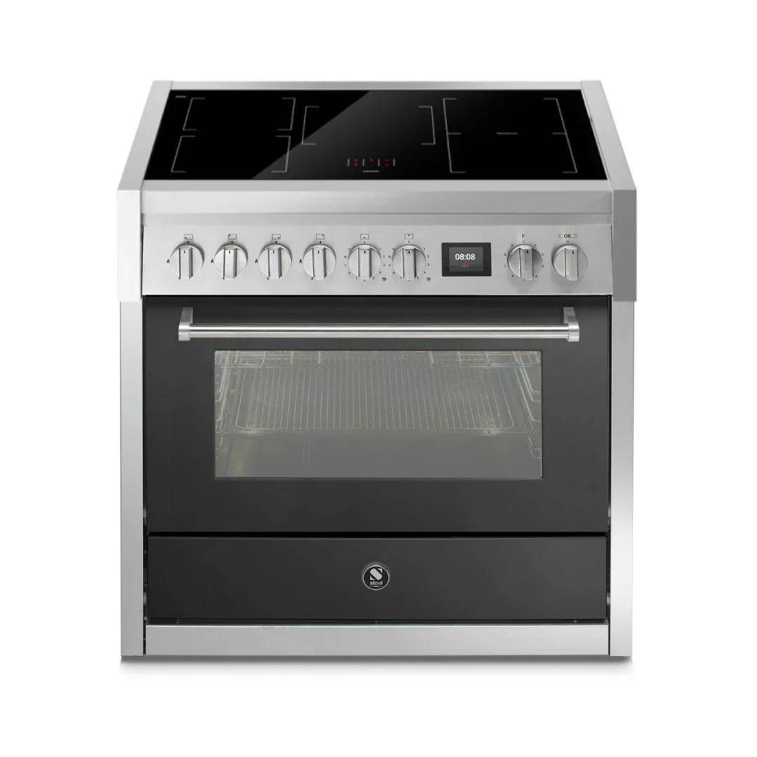 STEEL Cucine Genesi 90 cm - Carvers Interiors - Cookers and Bathroom Showroom Wolverhampton