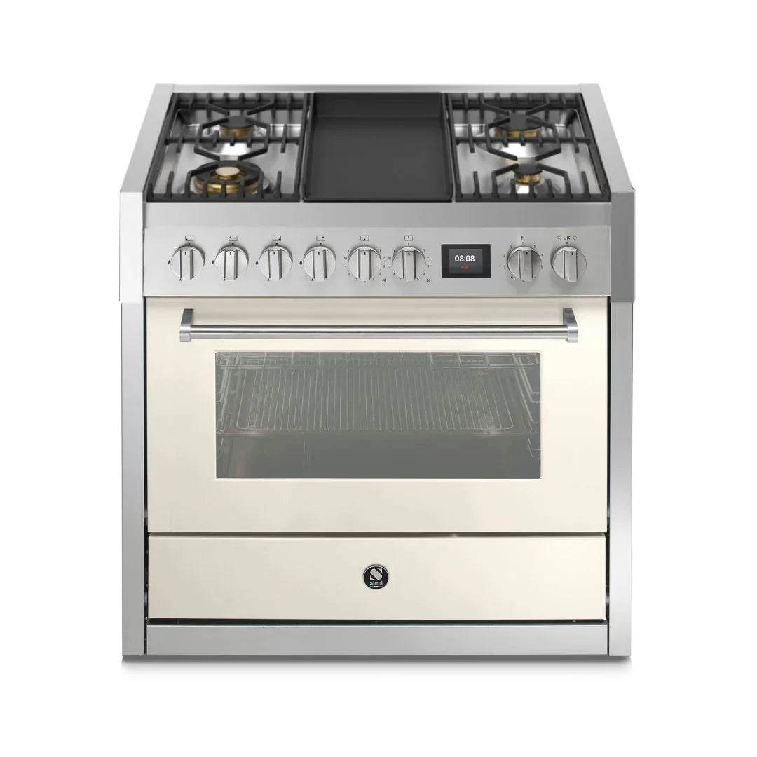 STEEL Cucine Genesi 90 cm - Carvers Interiors - Cookers and Bathroom Showroom Wolverhampton