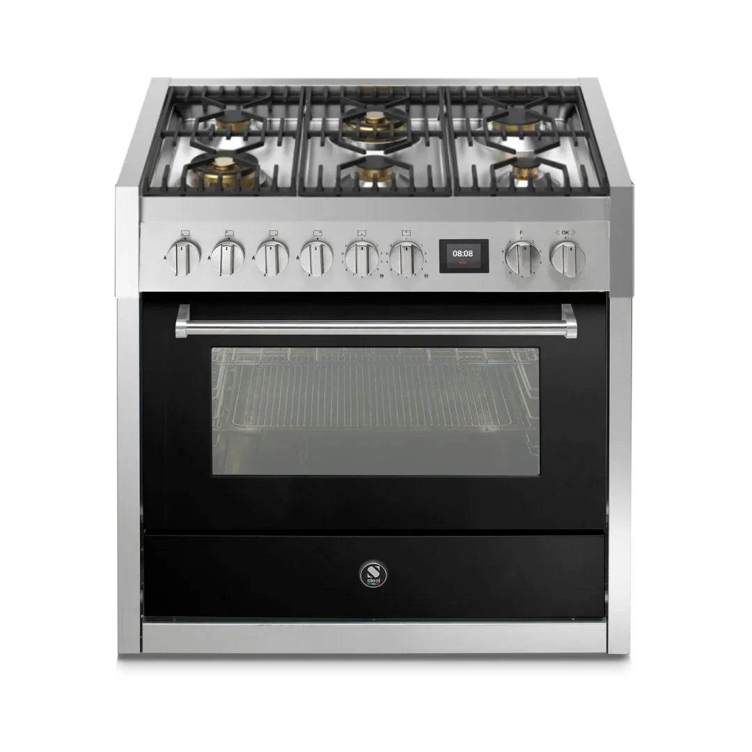 STEEL Cucine Genesi 90 cm - Carvers Interiors - Cookers and Bathroom Showroom Wolverhampton
