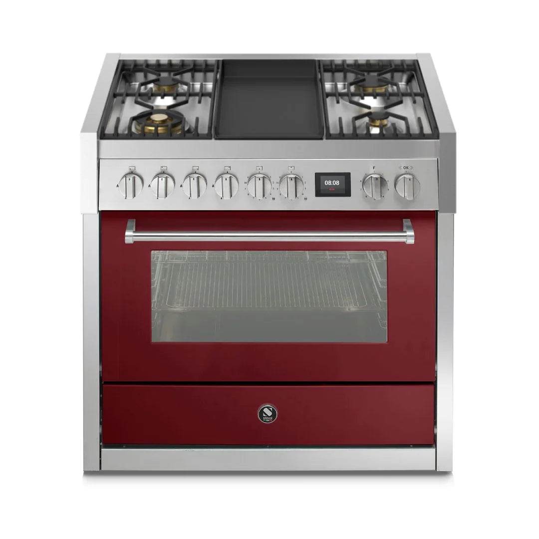STEEL Cucine Genesi 90 cm - Carvers Interiors - Cookers and Bathroom Showroom Wolverhampton