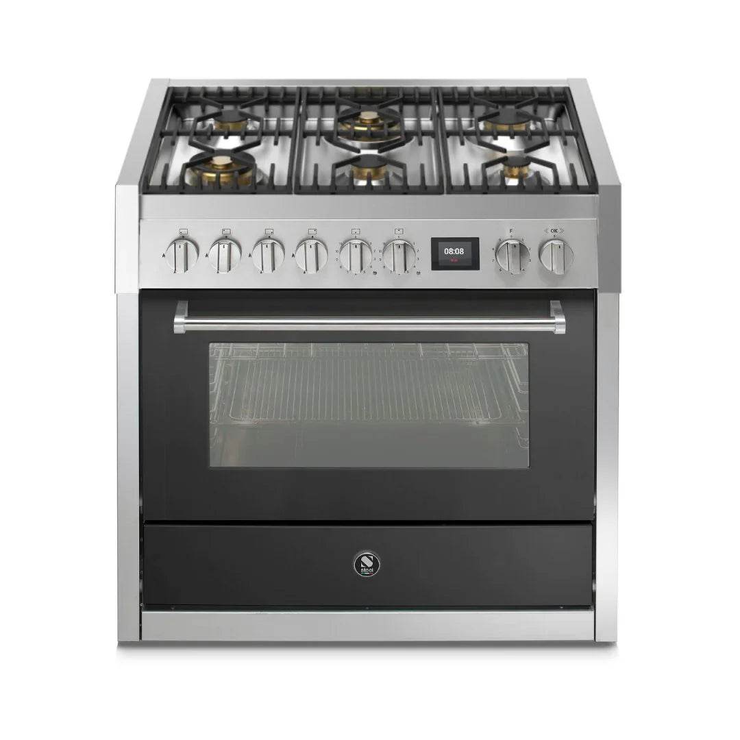 STEEL Cucine Genesi 90 cm - Carvers Interiors - Cookers and Bathroom Showroom Wolverhampton