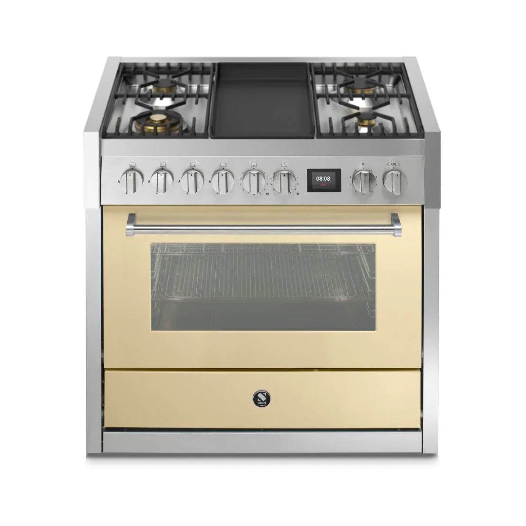 STEEL Cucine Genesi 90 cm - Carvers Interiors - Cookers and Bathroom Showroom Wolverhampton