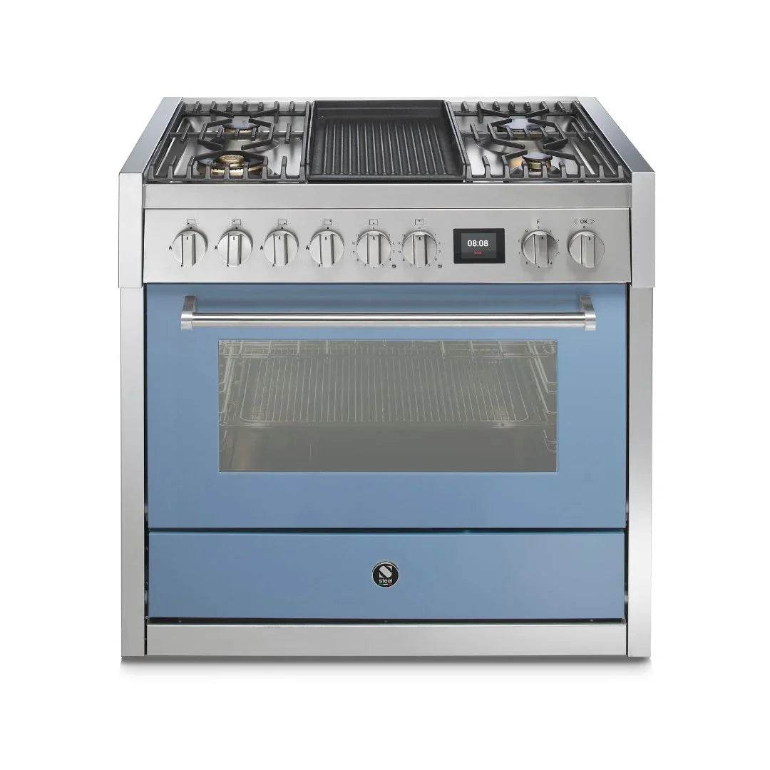 STEEL Cucine Genesi 90 cm - Carvers Interiors - Cookers and Bathroom Showroom Wolverhampton