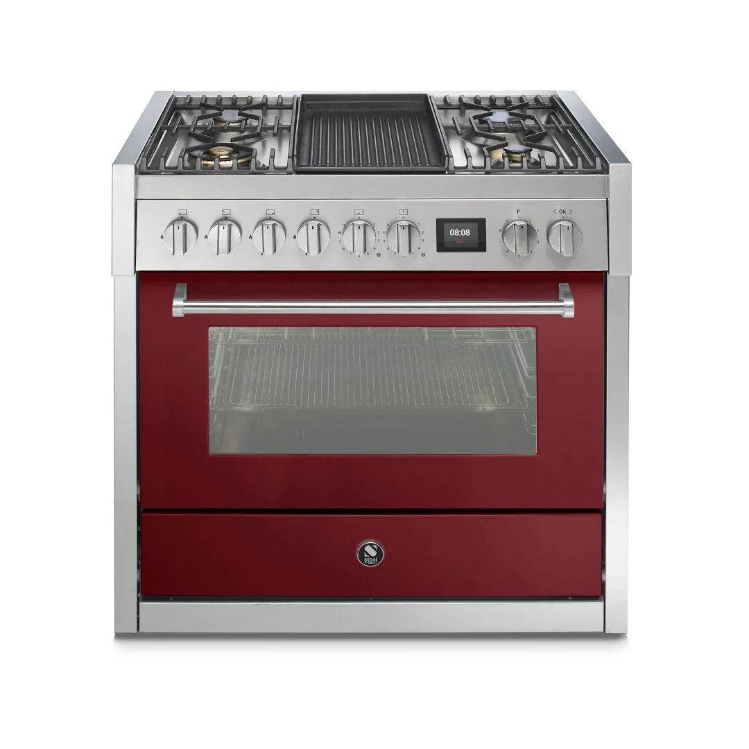 STEEL Cucine Genesi 90 cm - Carvers Interiors - Cookers and Bathroom Showroom Wolverhampton