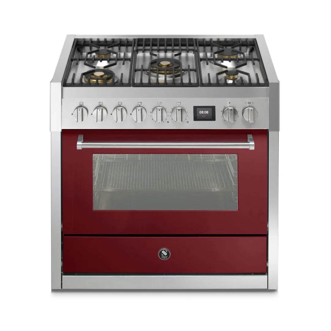 STEEL Cucine Genesi 90 cm - Carvers Interiors - Cookers and Bathroom Showroom Wolverhampton