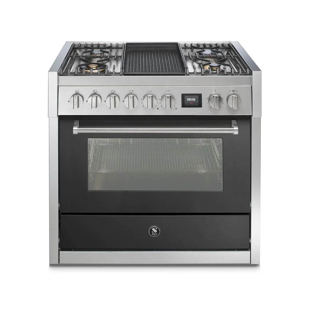 STEEL Cucine Genesi 90 cm - Carvers Interiors - Cookers and Bathroom Showroom Wolverhampton