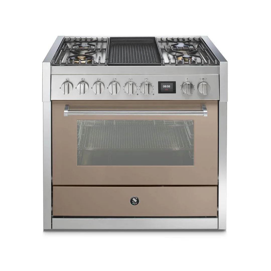 STEEL Cucine Genesi 90 cm - Carvers Interiors - Cookers and Bathroom Showroom Wolverhampton