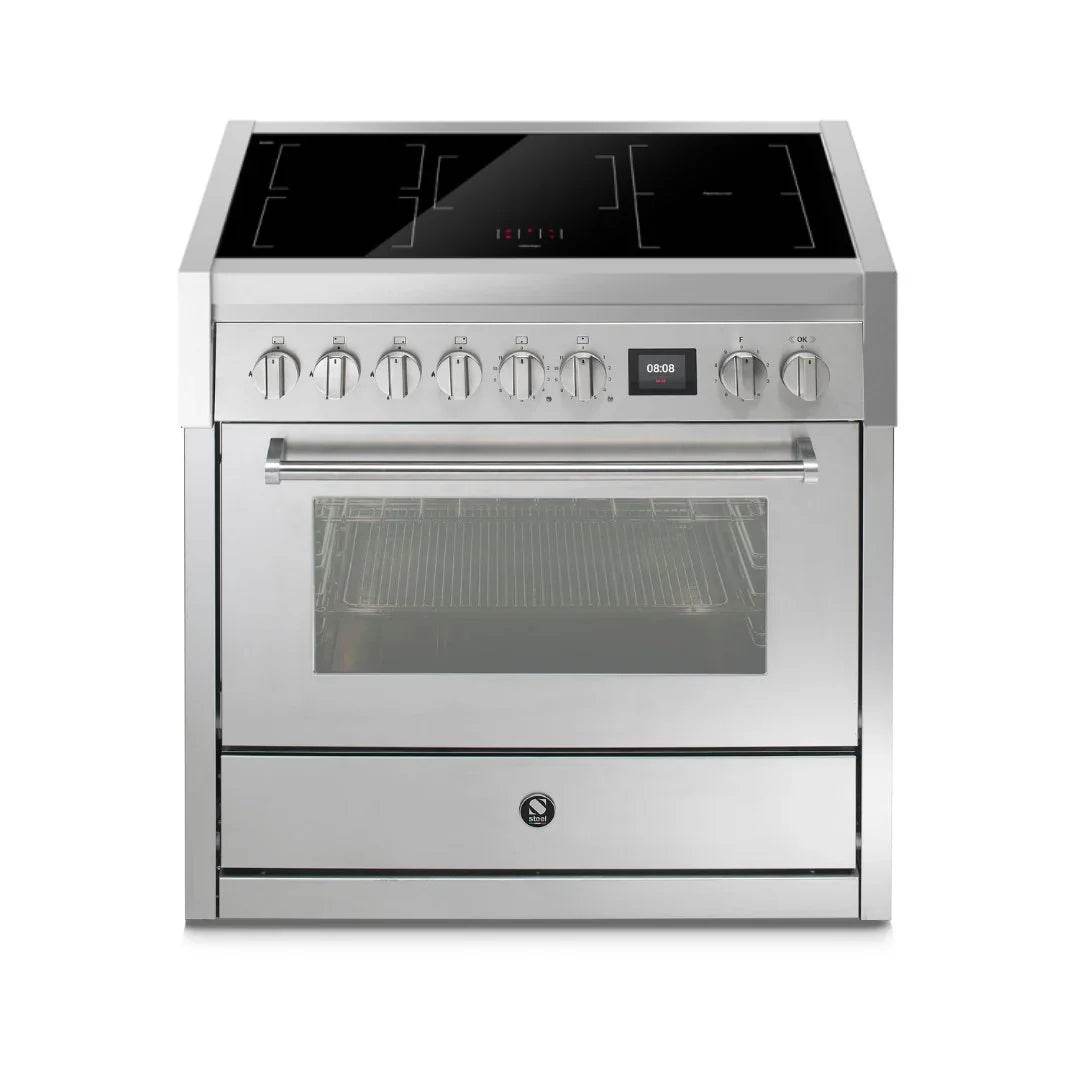 STEEL Cucine Genesi 90 cm - Carvers Interiors - Cookers and Bathroom Showroom Wolverhampton
