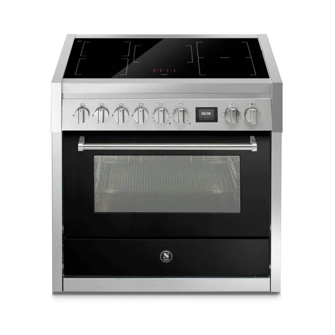 STEEL Cucine Genesi 90 cm - Carvers Interiors - Cookers and Bathroom Showroom Wolverhampton